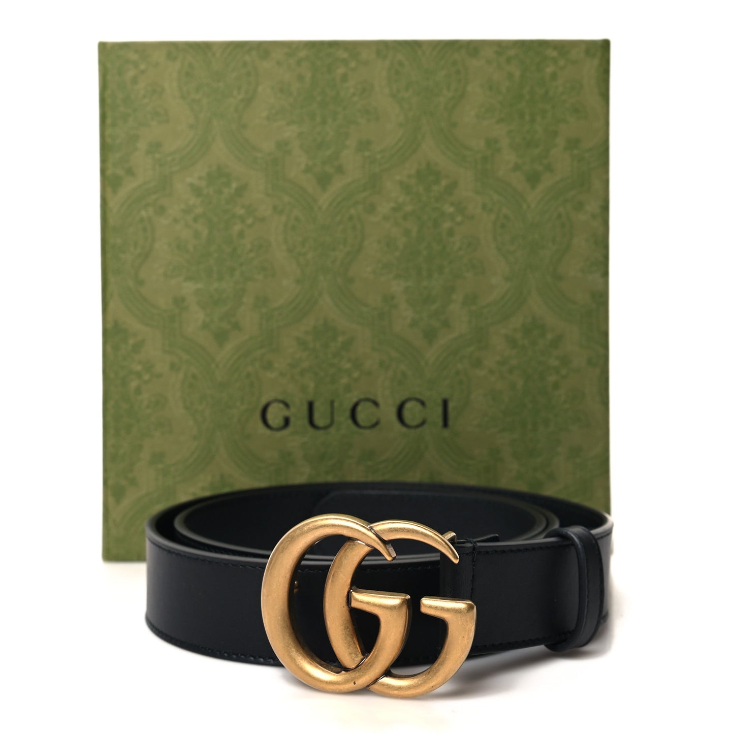 Calfskin Double G 30mm Belt 90 36 Black