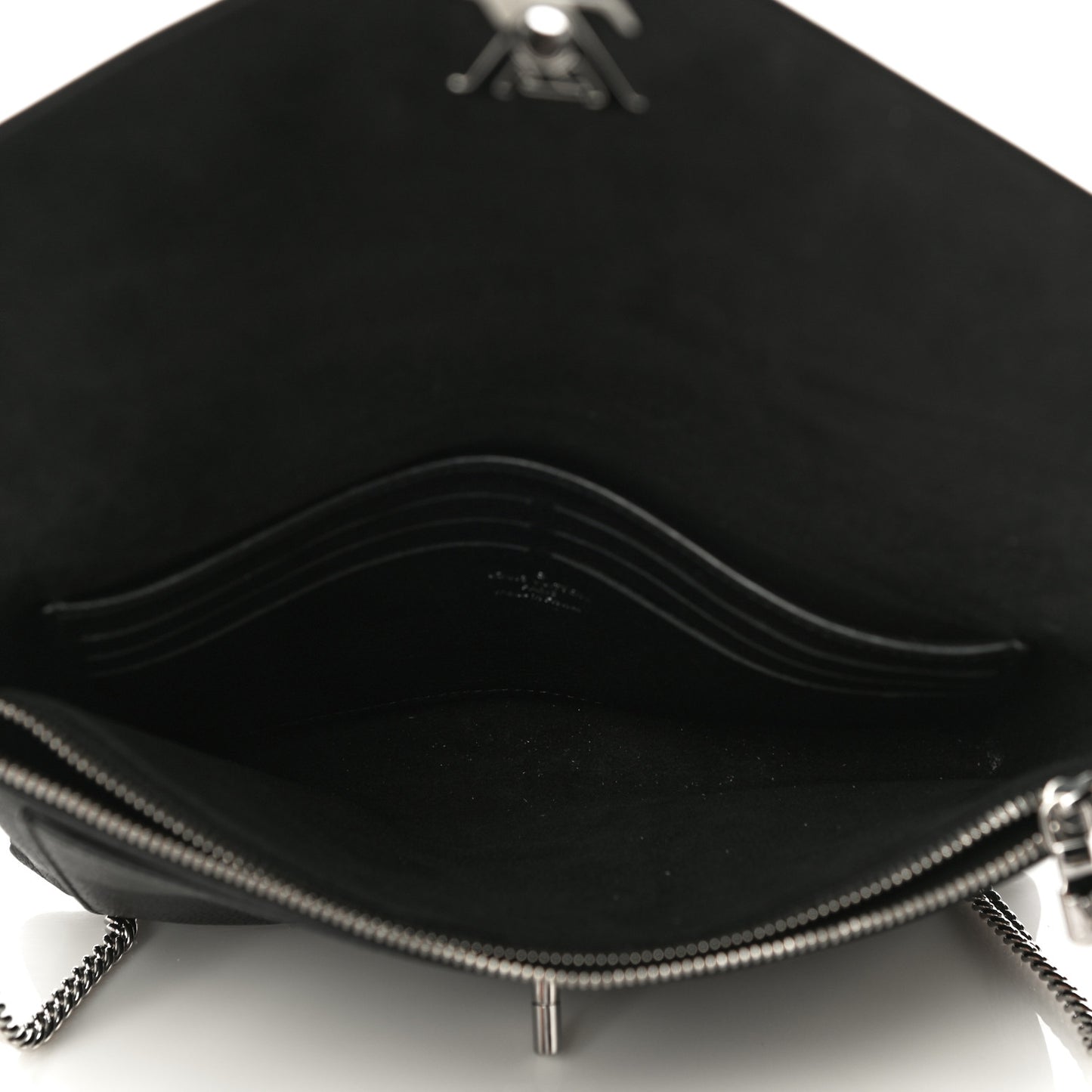 Soft Calfskin My Lockme Pochette Black
