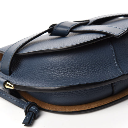 Loewe Grained Calfskin Mini Gate Crossbody Bag Steel Blue 6 of 10