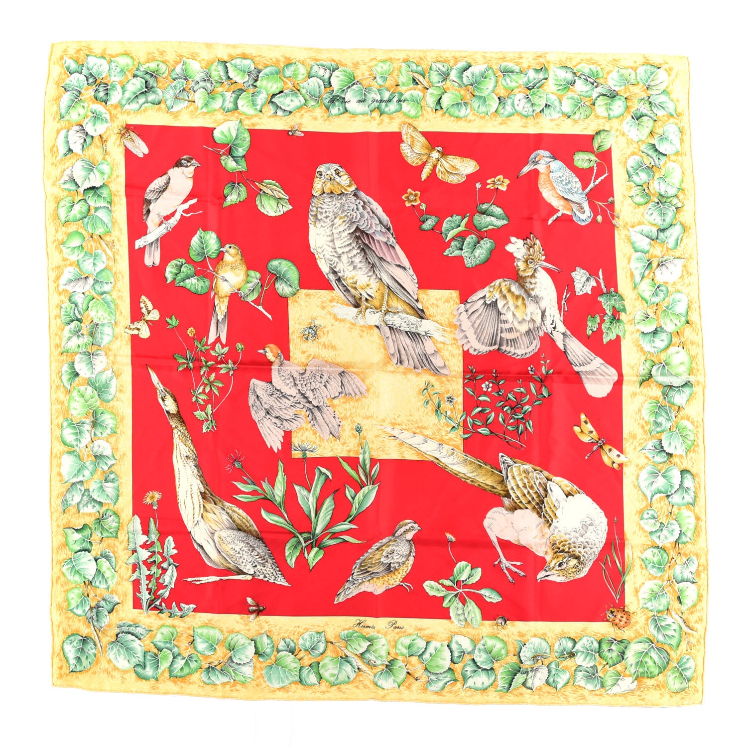 Hermes Silk La Vie Au Grand Air Scarf 90 1 of 5