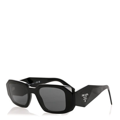 Prada Acetate Symbole Sunglasses SPR 17W Black 1 of 8