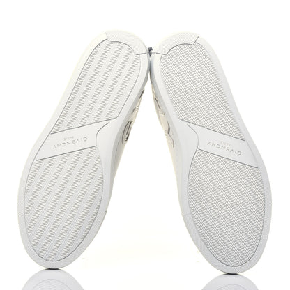 Givenchy Calfskin Reverse Logo Womens Urban Street Sneakers 37 White Silver 5 of 10