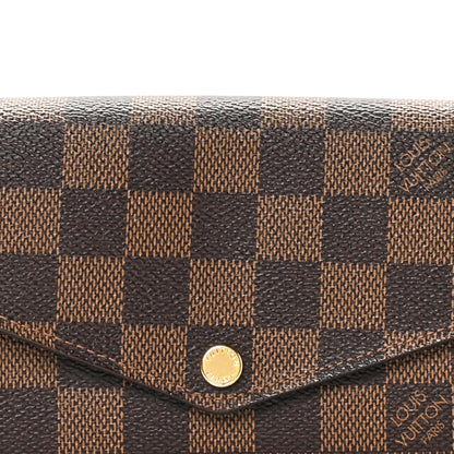 Louis Vuitton Damier Ebene Sarah Wallet NM 8 of 9
