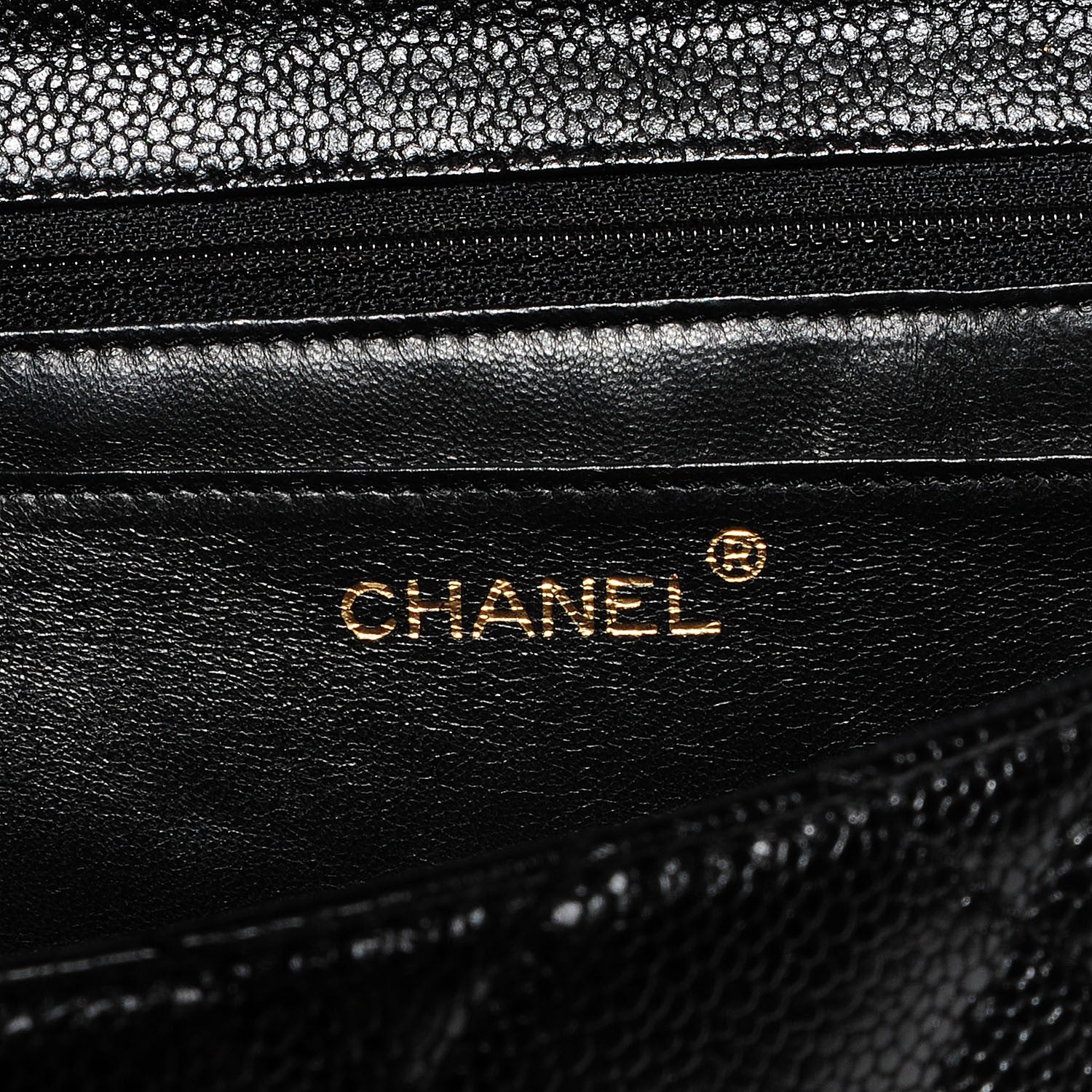 Chanel Caviar Kelly Jumbo Flap Bag Black 6 of 10