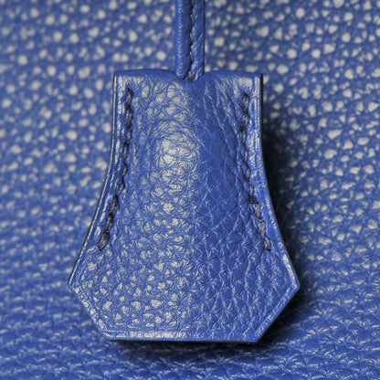 Hermes Togo Birkin 30 Bleu Electrique 31 of 87