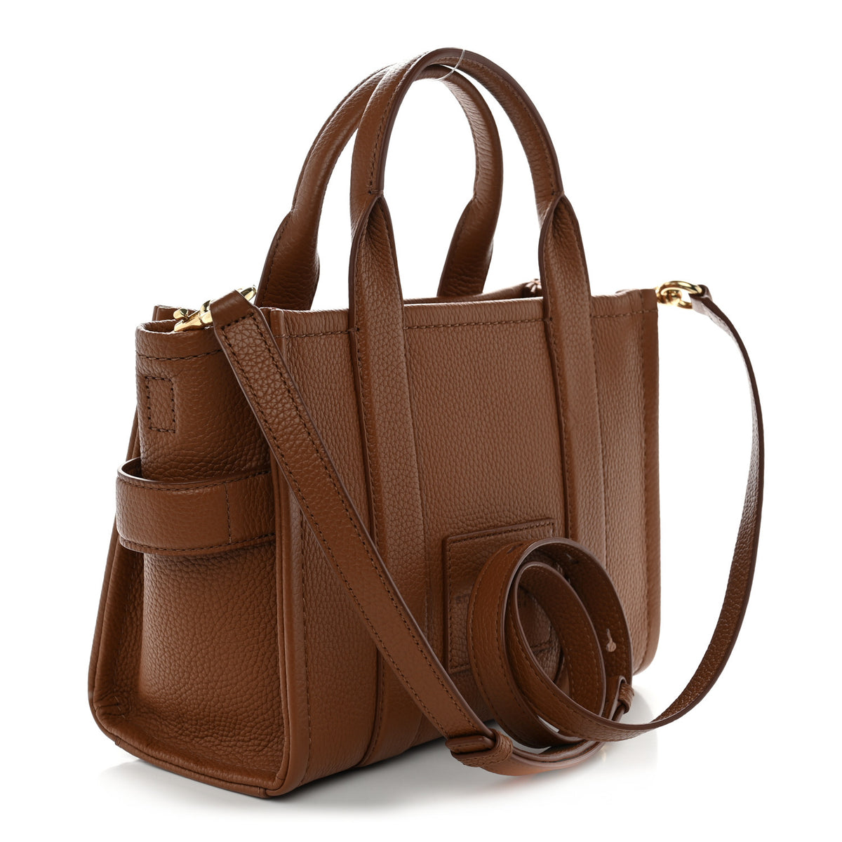 Grained Calfskin Small The Tote Bag Argan Oil
