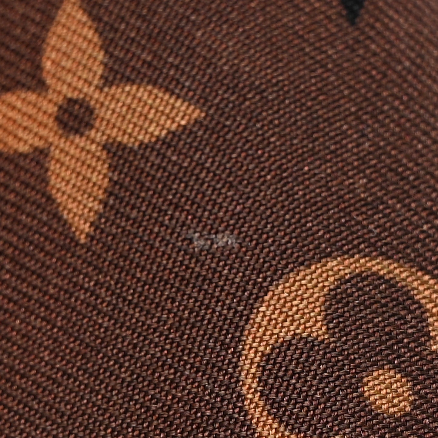 Silk Monogram Skyline Bandeau Marron