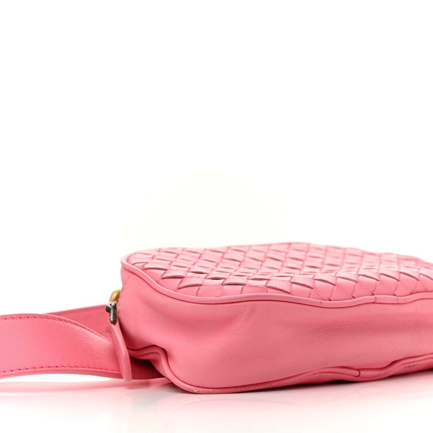 Nappa Intrecciato Belt Bag Pink