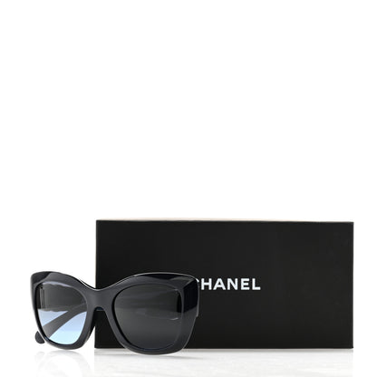 Chanel Acetate Square Sunglasses 71395A Navy 8 of 8