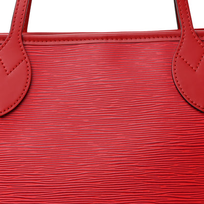 Louis Vuitton Epi Monogram Neverfull MM Castillan Red 9 of 14