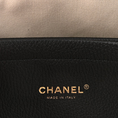 Chanel Grained Calfskin Stitched Urban Essentials Large Shopping Bag Black 6 of 10
