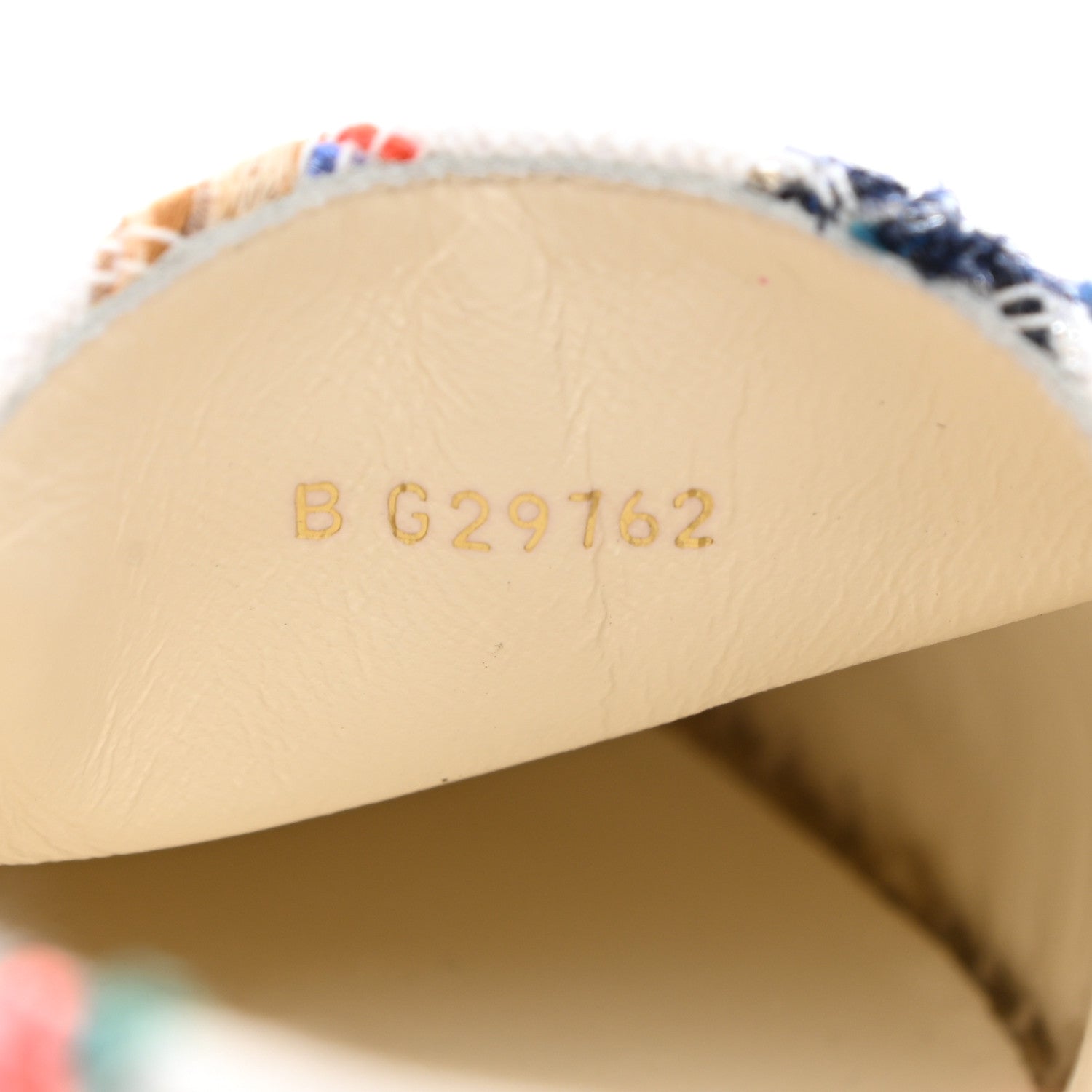 Chanel Tweed Grosgrain CC Espadrilles 37 White Blue Pink Green Black 9 of 10
