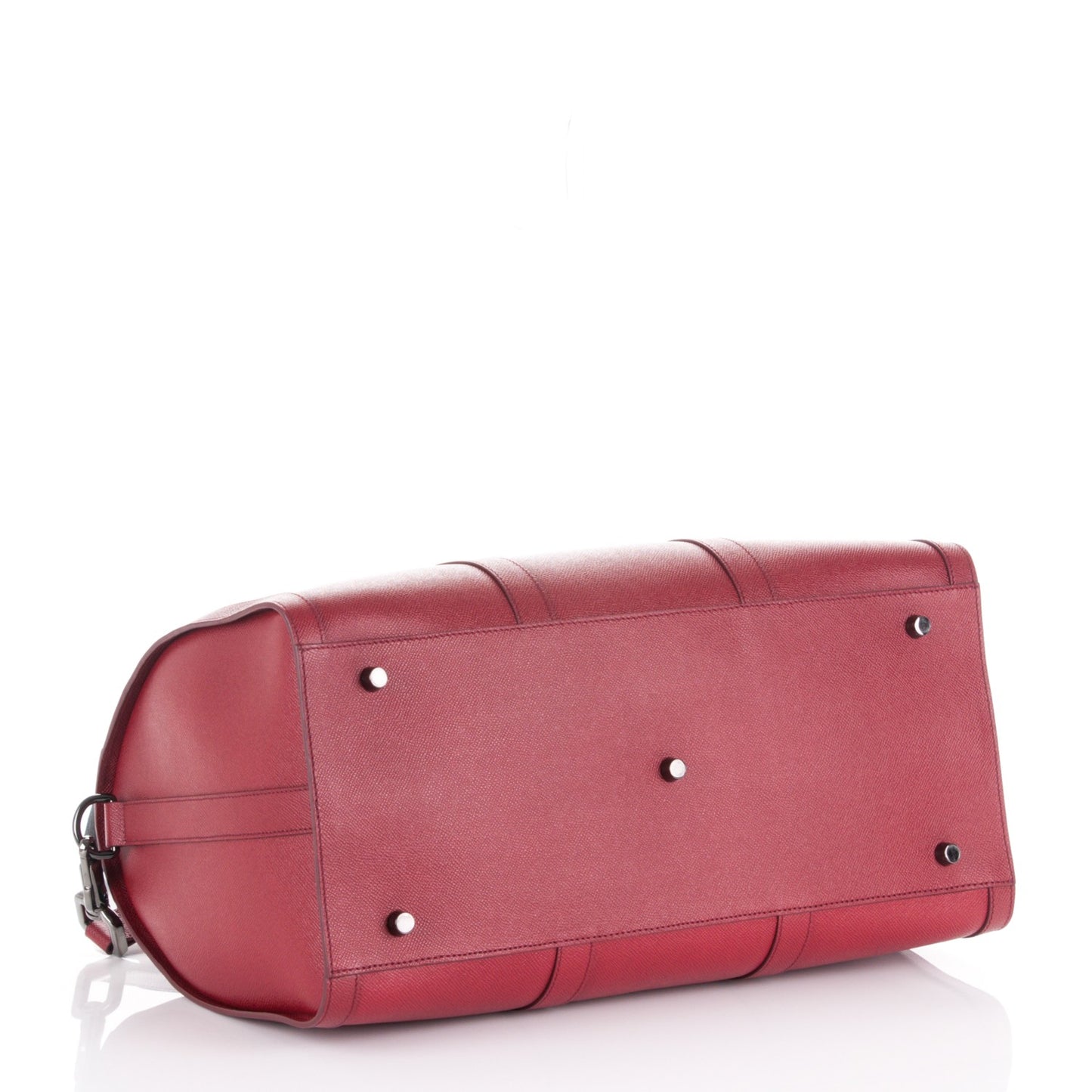London Calfskin Boston Holdall 45 Cherry