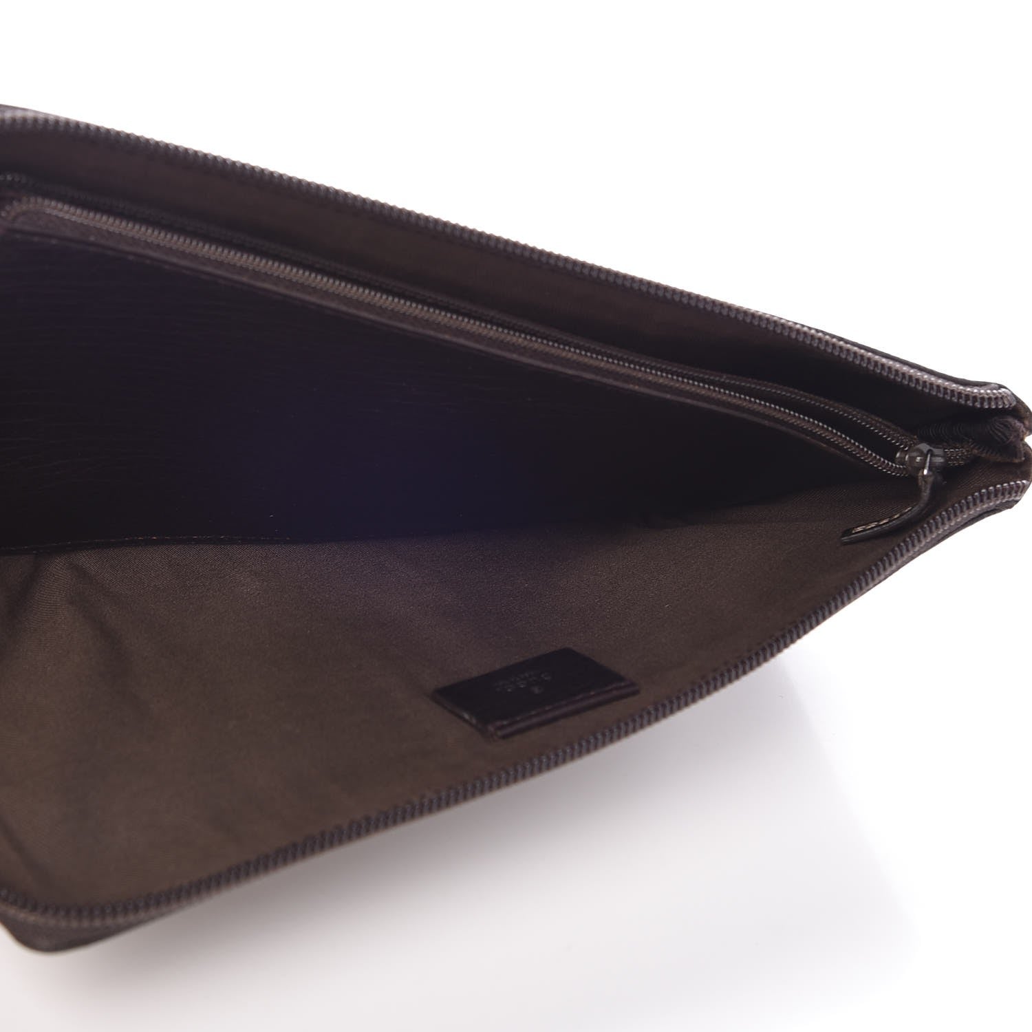 Gucci GG Supreme Monogram Pouch Brown 5 of 7