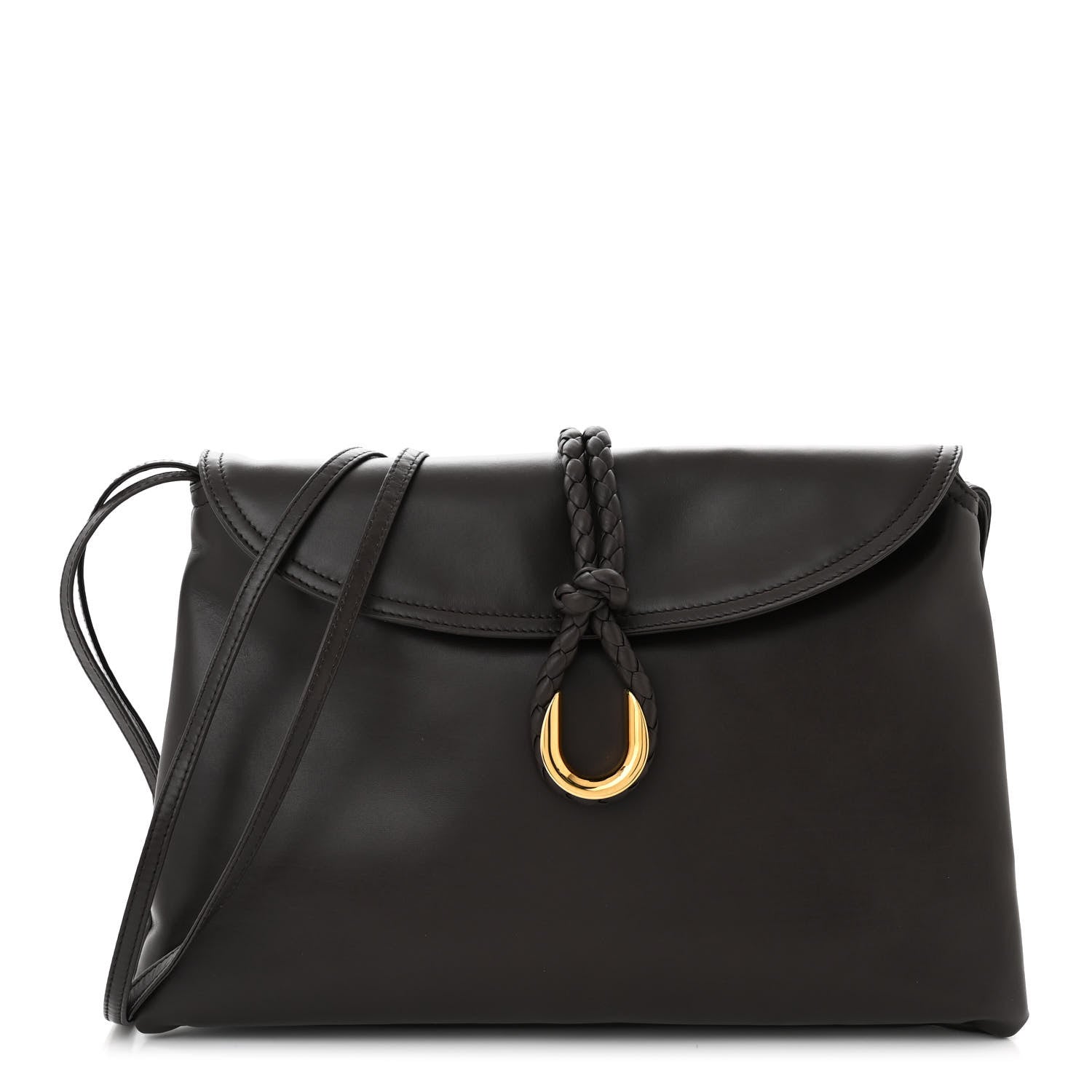 Bottega Veneta Smooth Calfskin Medium Liberta Shoulder Bag Fondant 1 of 10