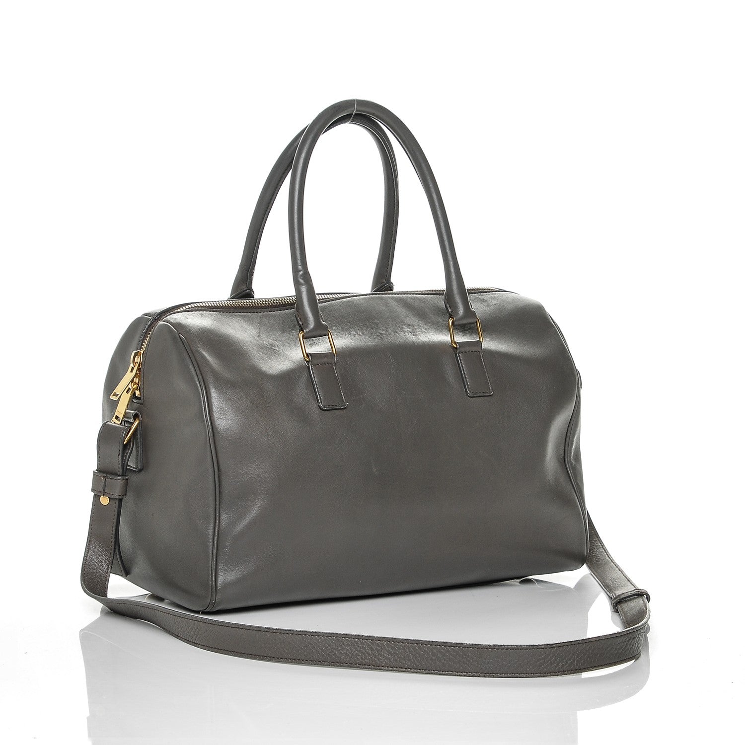 Saint Laurent Calfskin Classic Duffle 6 Earth 3 of 6