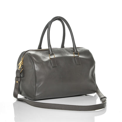 Saint Laurent Calfskin Classic Duffle 6 Earth 3 of 6