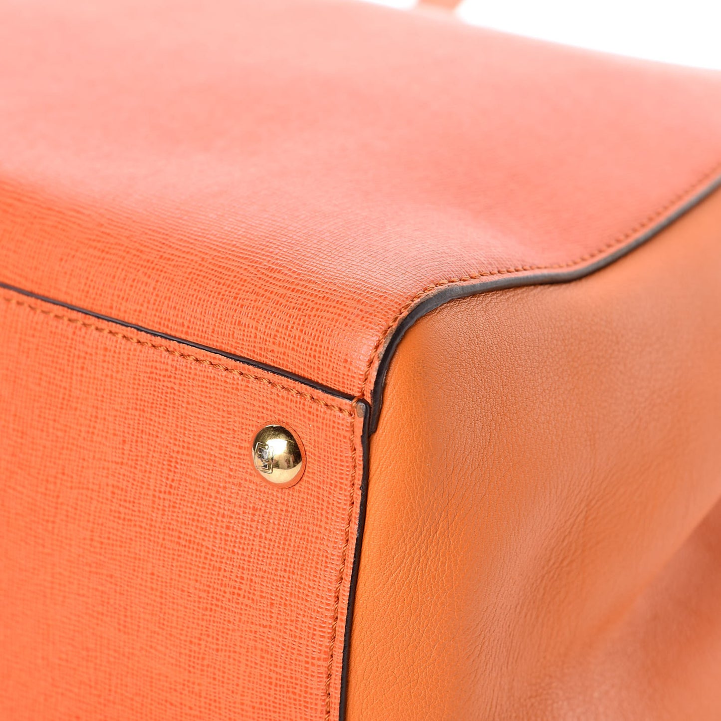 Vitello Elite Regular 2Jours Tote Arancio