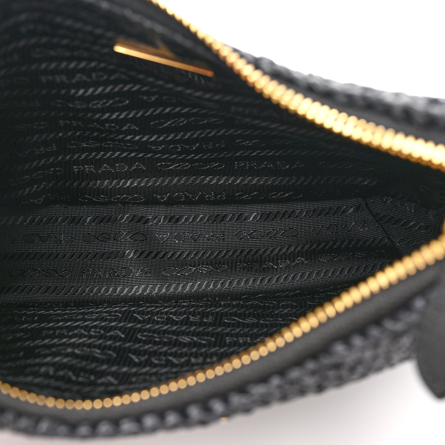 Yarn Raffia Effect Crochet Re-Edition 2005 Shoulder Bag Black