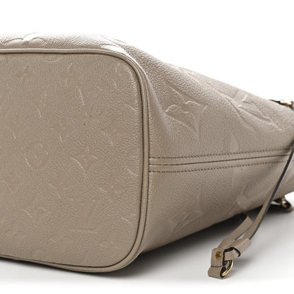 Louis Vuitton Empreinte Monogram Giant Neverfull MM Tourterelle 10 of 10