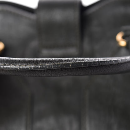 Saint Laurent Sheepskin Medium Cabas ChYc Black 13 of 14