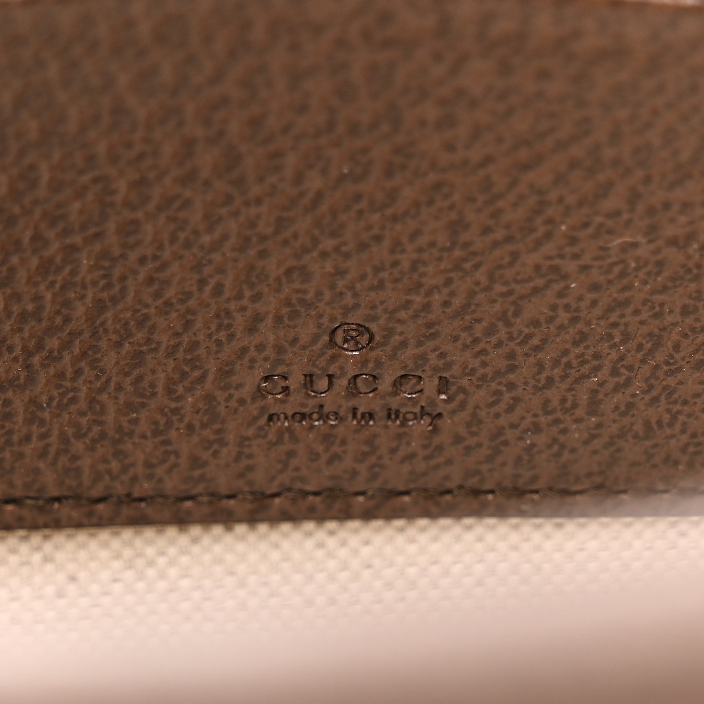 GG Supreme Monogram Textured Dollar Calfskin Web Mini Ophidia Top Handle Bowler Bag Beige Ebony New Acero