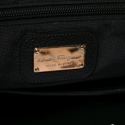 Salvatore Ferragamo Calfskin Medium Tote Black 6 of 9