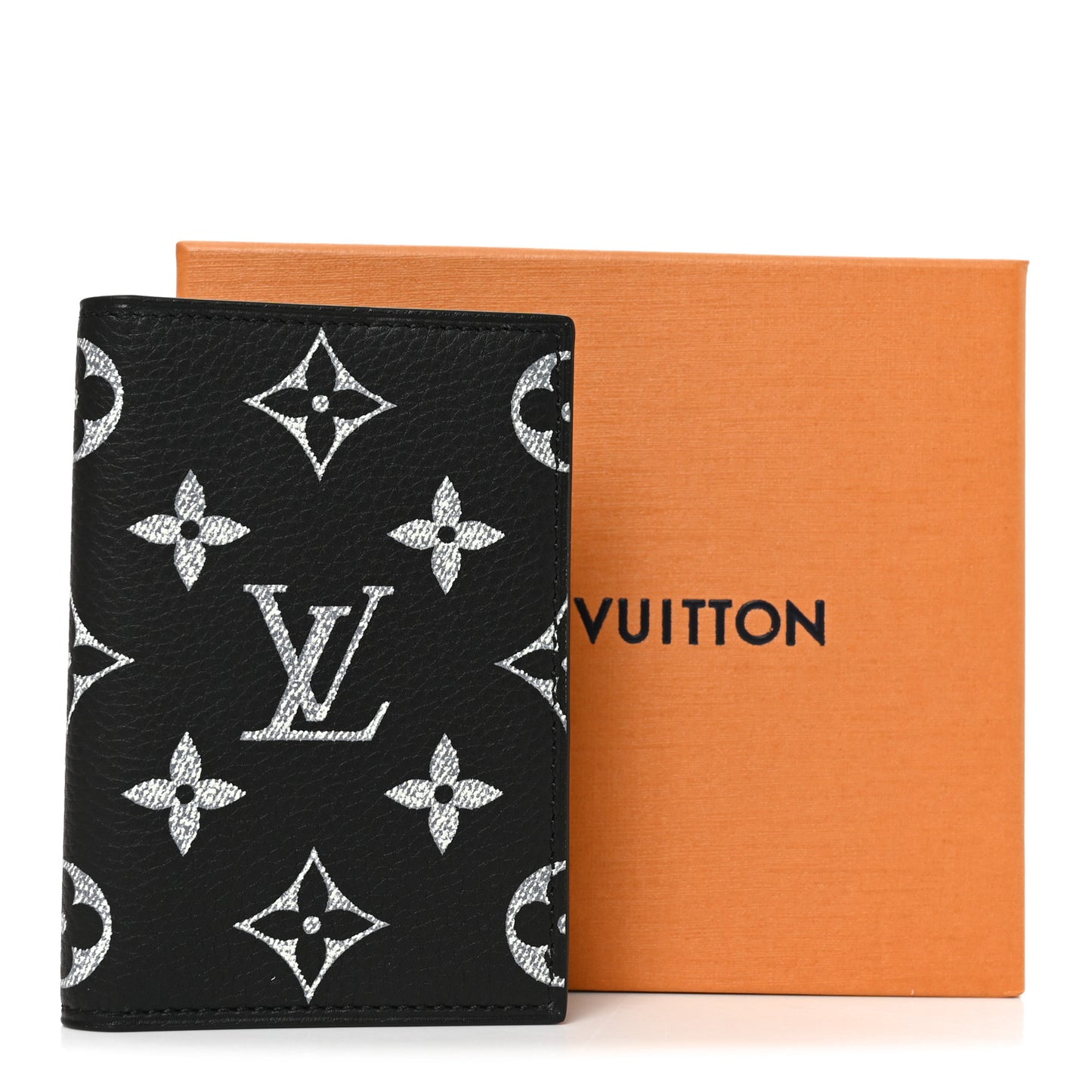 Calfskin Monogram Firefly Pocket Organizer P9 Black