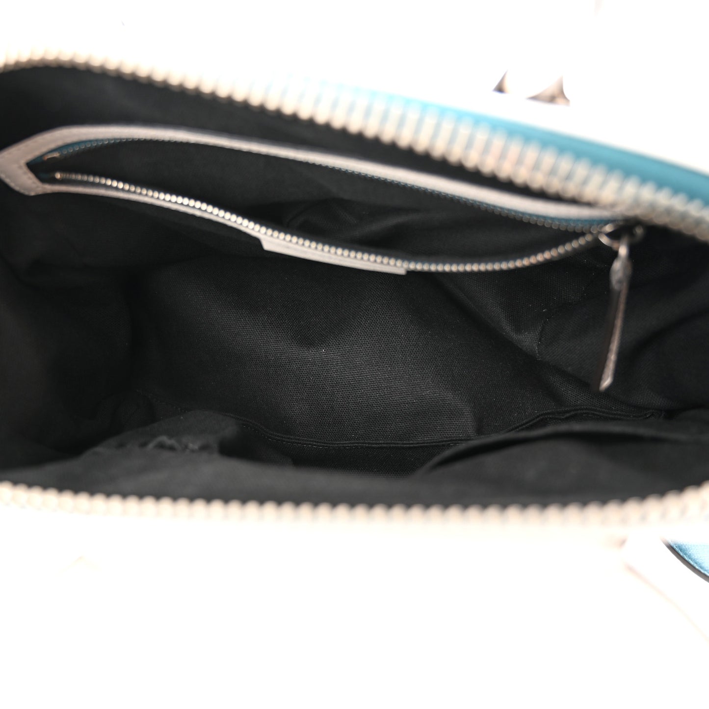 Lambskin Perforated Small Antigona White