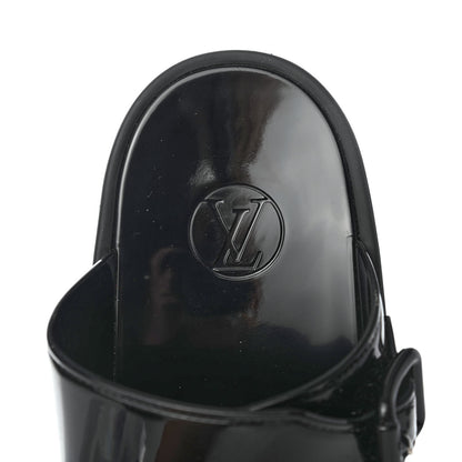 Louis Vuitton Monogram Sunbath Flat Mule Sandals 39 Black 7 of 7