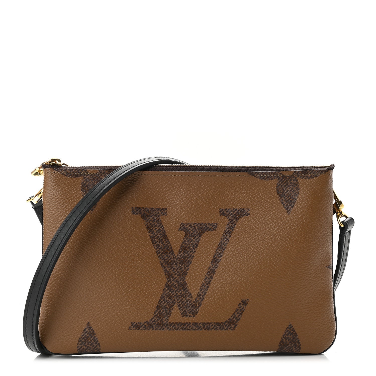Louis Vuitton Reverse Monogram Giant Double Zip Pochette 1 of 8