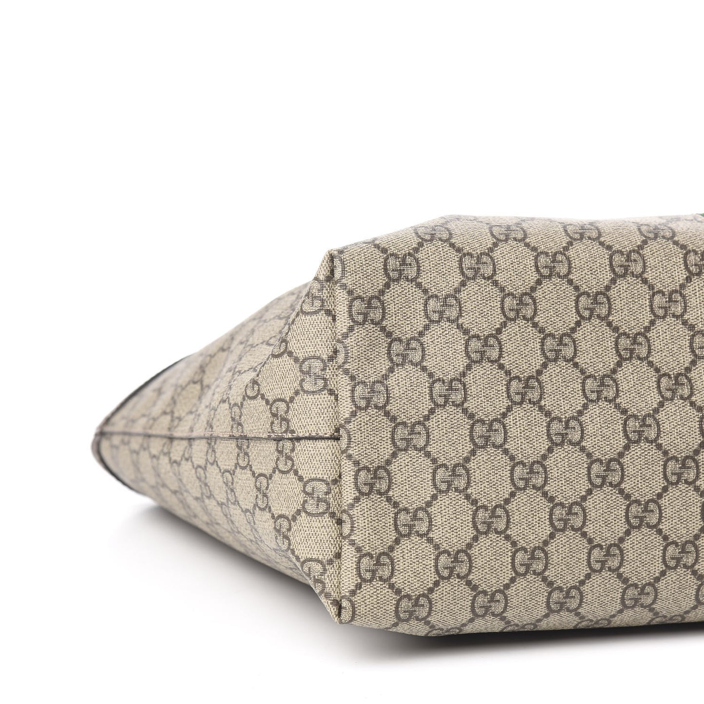 GG Supreme Monogram Medium Ophidia Shopping Tote Brown