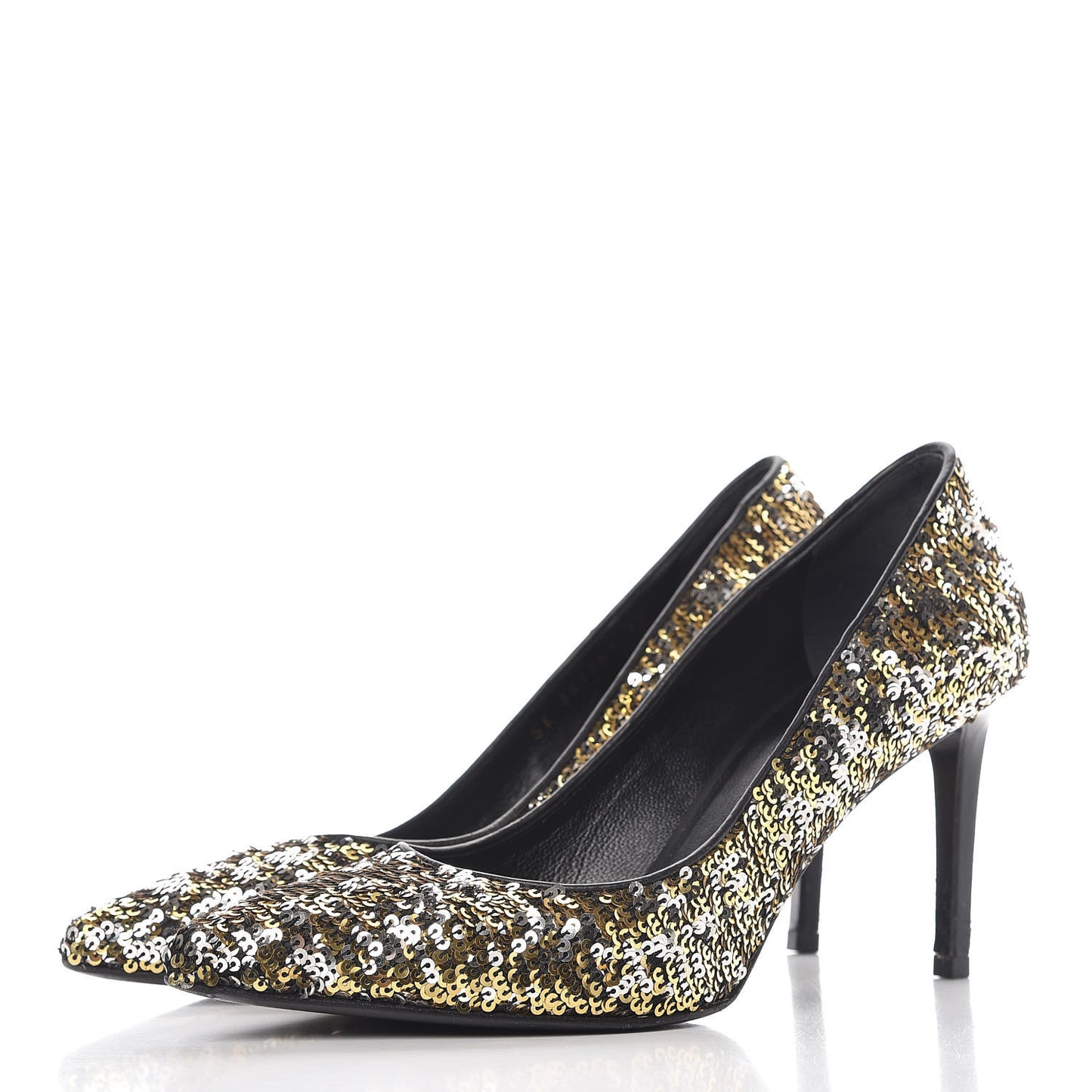 Sequin Paris 80 Pumps 39 Gold Silver