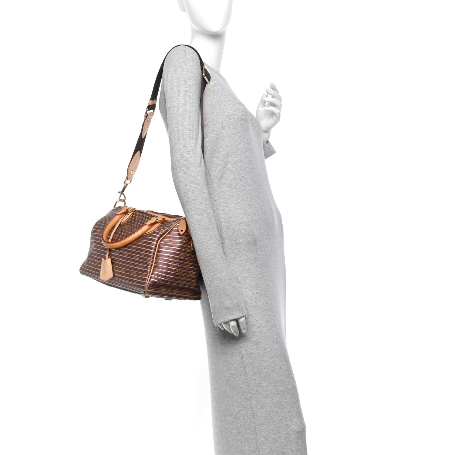 Louis Vuitton Monogram Eden Speedy Peach 2 of 9