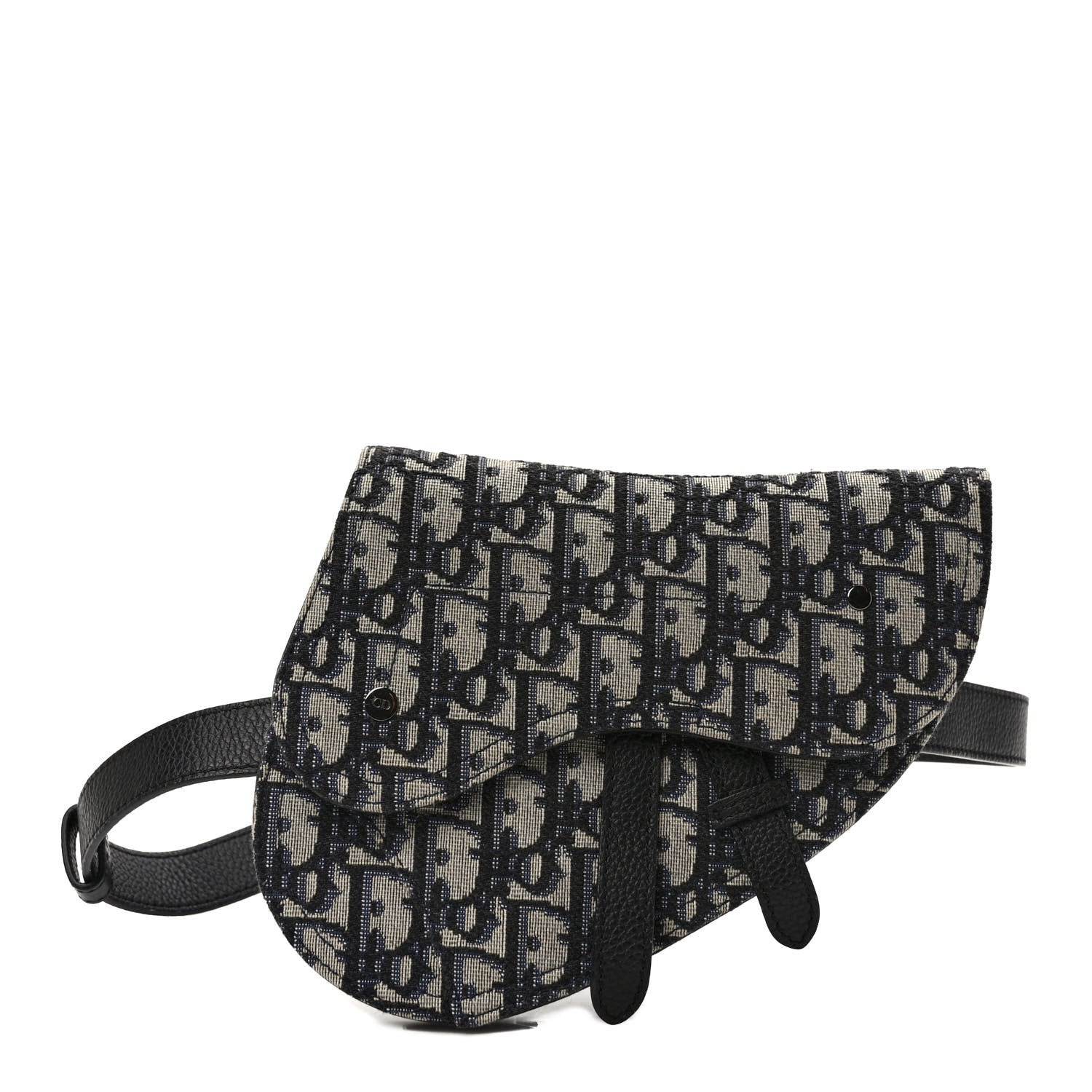 Christian Dior HOMME Oblique Saddle Belt Bag Blue 2 of 16