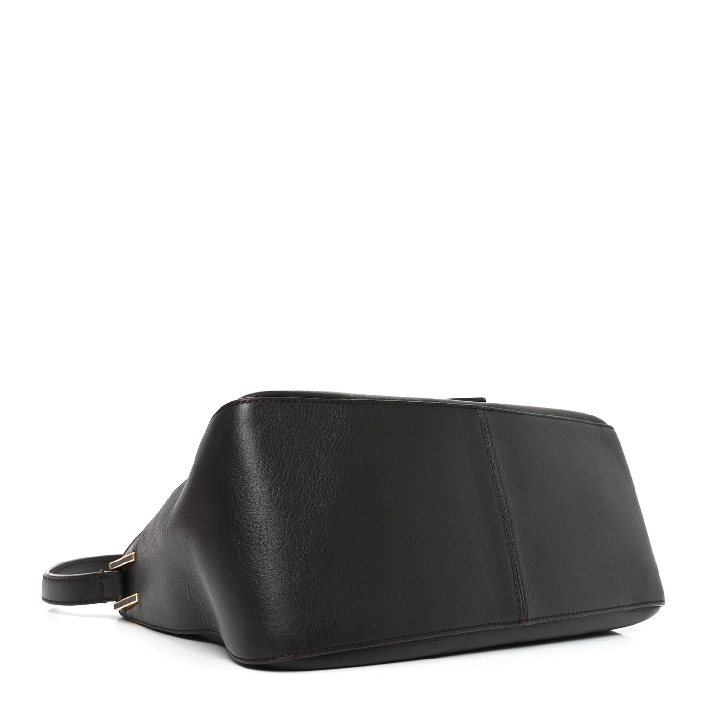 Vitello Flamingo Enamel Big Forever Mama Baguette Dark Brown