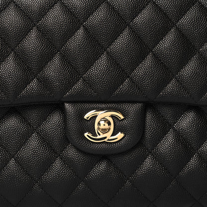 Chanel Caviar Quilted Flap Clutch Black 8 of 11
