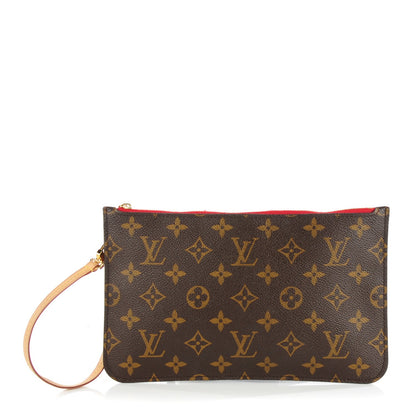 Louis Vuitton Monogram Neverfull MM GM Pochette Cherry 1 of 8