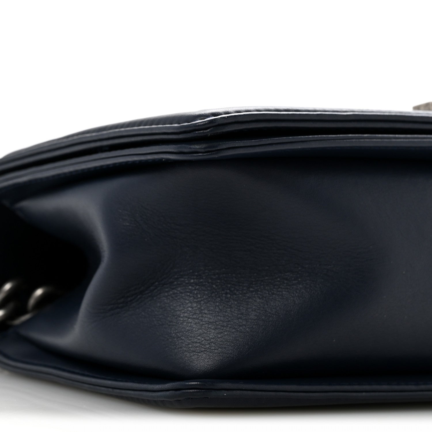 Chanel Calfskin Quilted Medium Boy Flap Navy 9 of 12