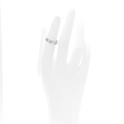 Cartier 18K White Gold 3.5mm LOVE Wedding Band Ring 49 5 2 of 5