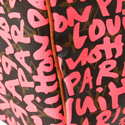 Louis Vuitton Monogram Graffiti Speedy 30 Fuchsia 7 of 10