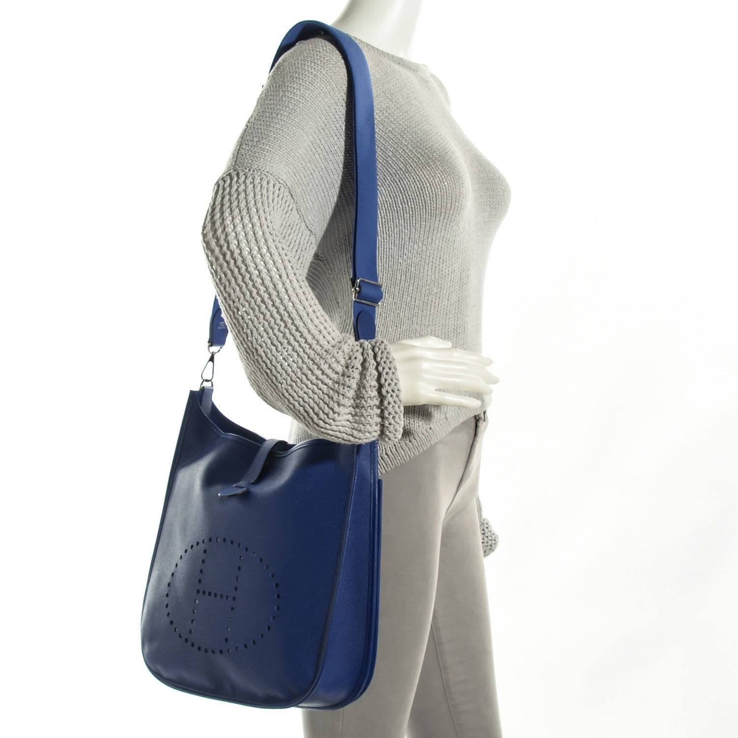 Hermes Epsom Evelyne III GM Bleu Electrique 8 of 15
