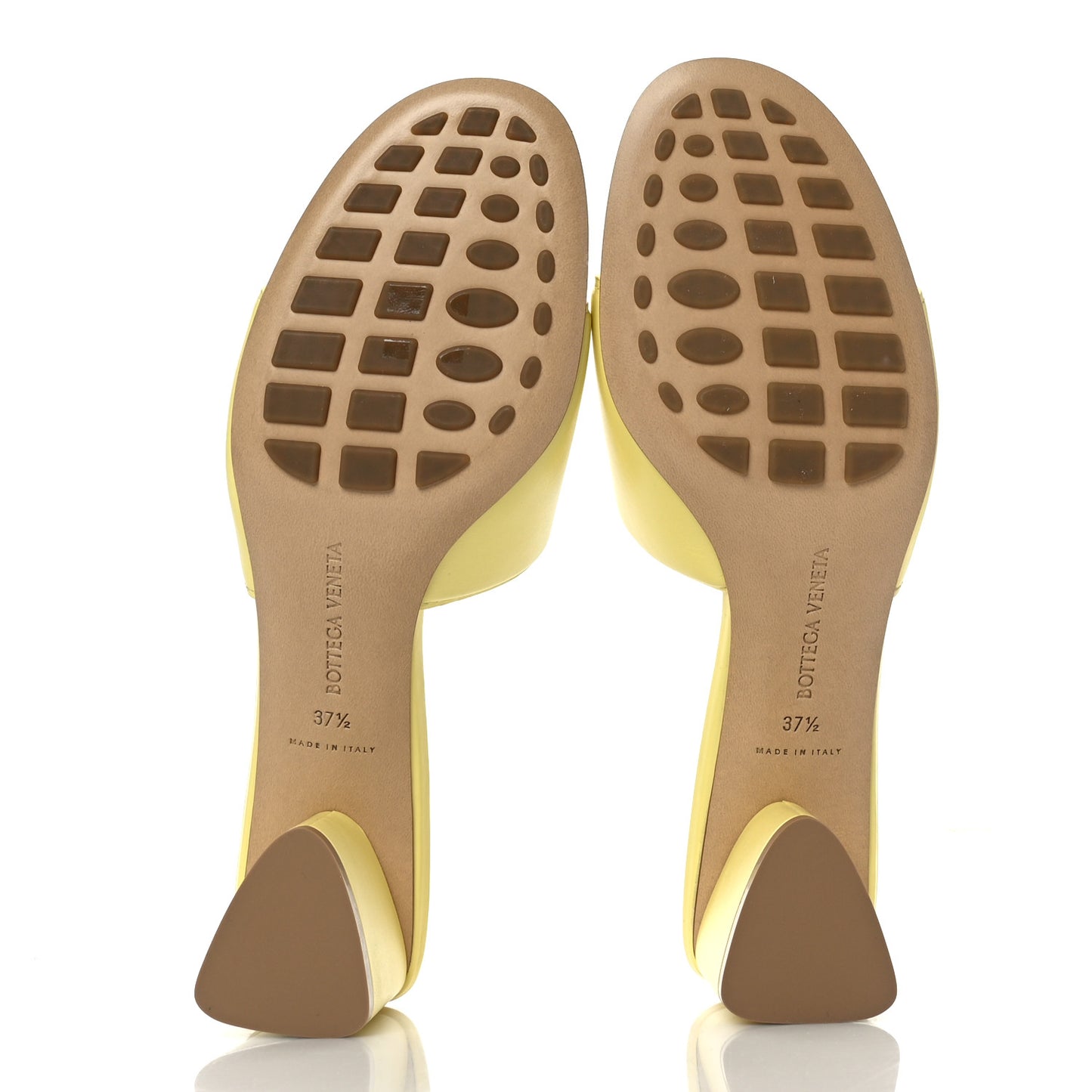 Vienna Calfskin The Band Mule Sandals 37.5 Lemonade