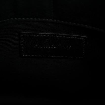 Saint Laurent Grain De Poudre Monogram Monochrome iPad Case Black 7 of 9