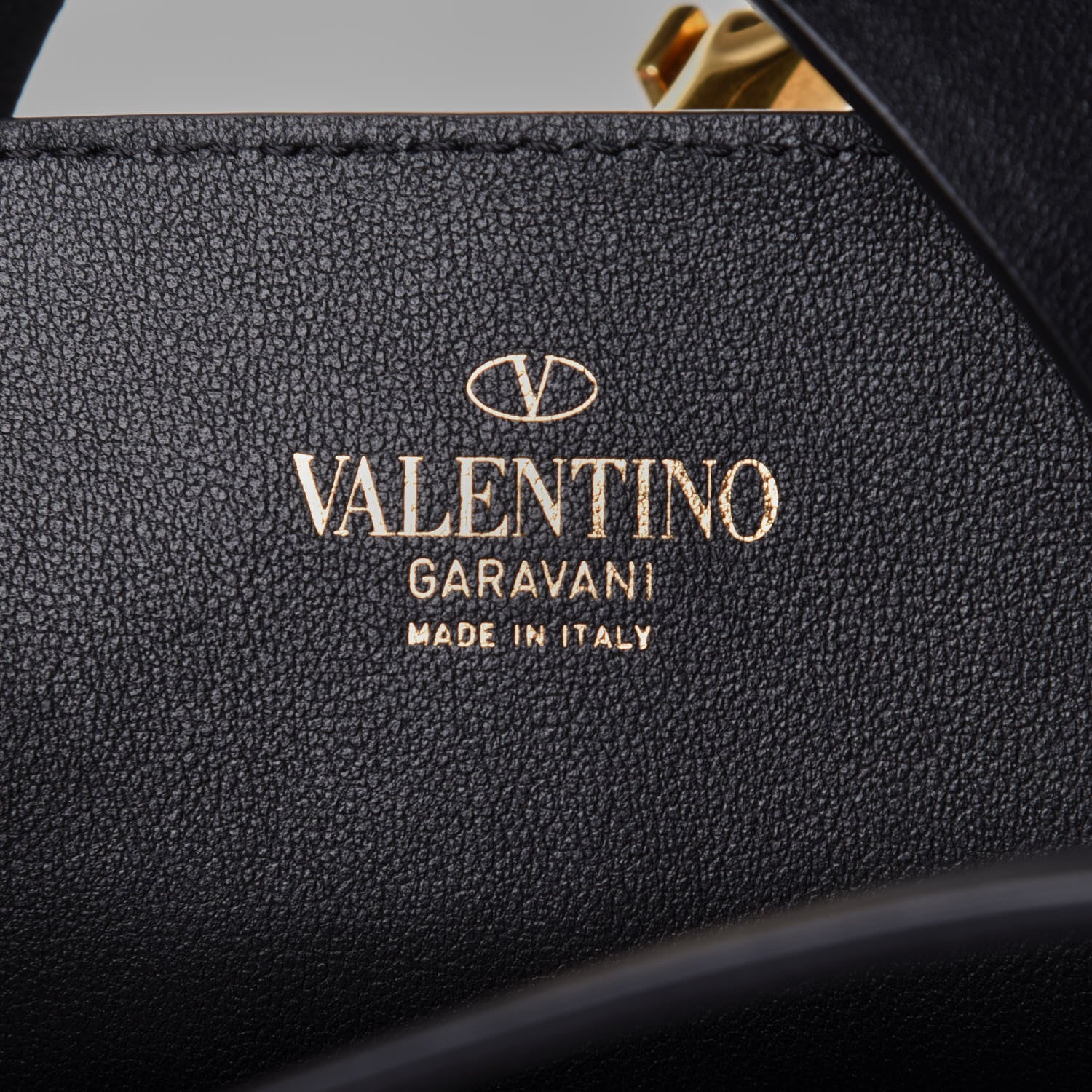 Valentino Garavani Calfskin VSling Shoulder Bag Black 6 of 9