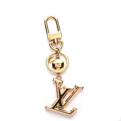 Louis Vuitton LV Facettes Bag Charm Key Holder Gold 1 of 4