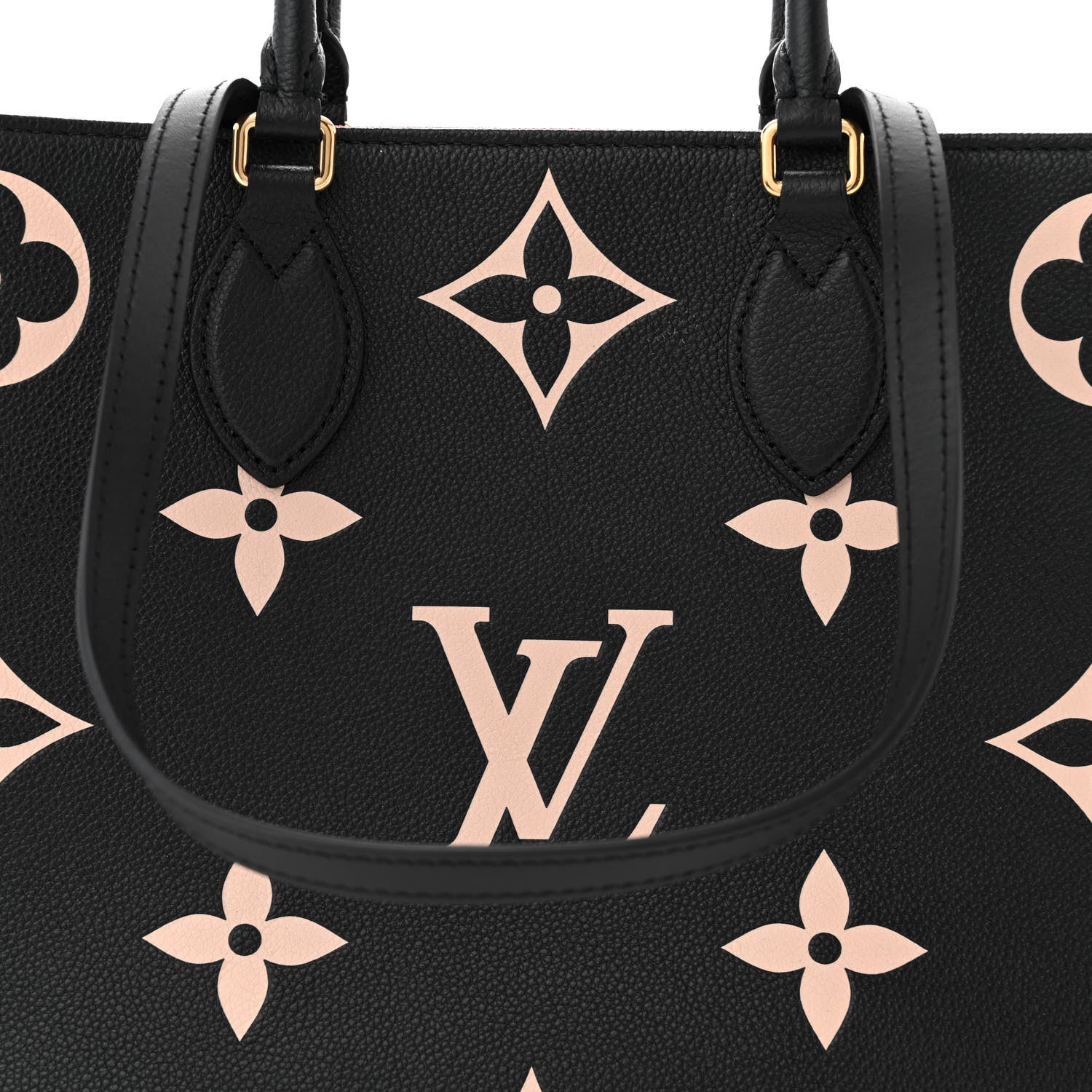 Louis Vuitton Empreinte Monogram Giant Onthego MM Black Beige 7 of 11