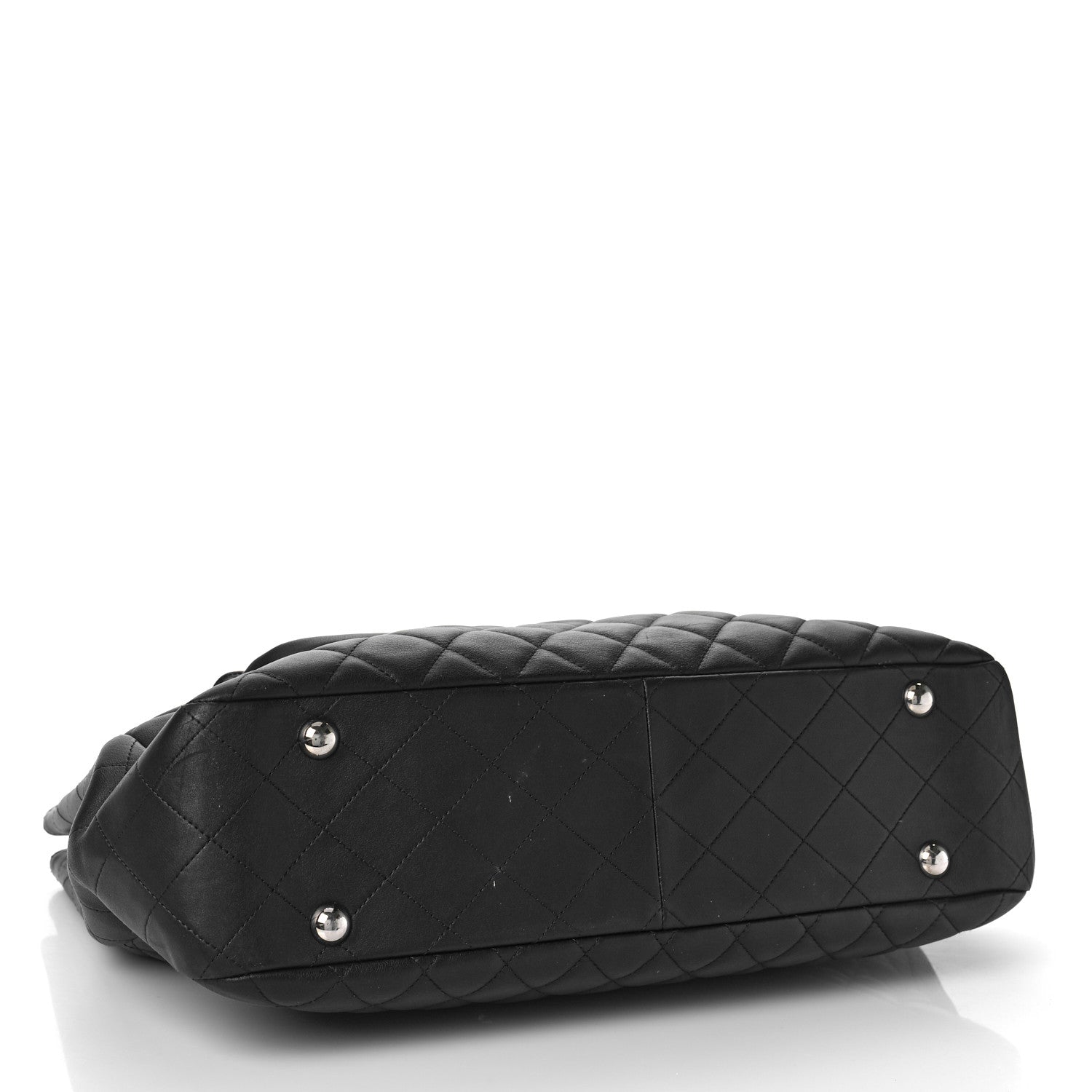 Chanel Calfskin Quilted Flap Tote Black 4 of 15