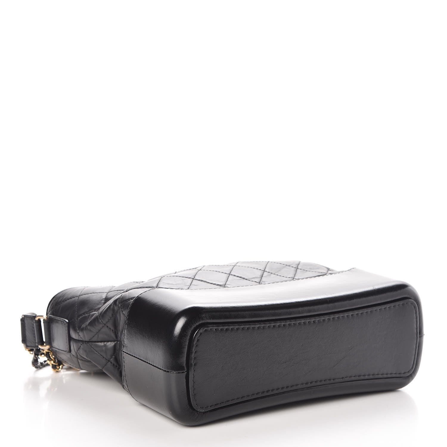 Chanel Aged Calfskin Quilted Medium Gabrielle Hobo Black 5 of 11