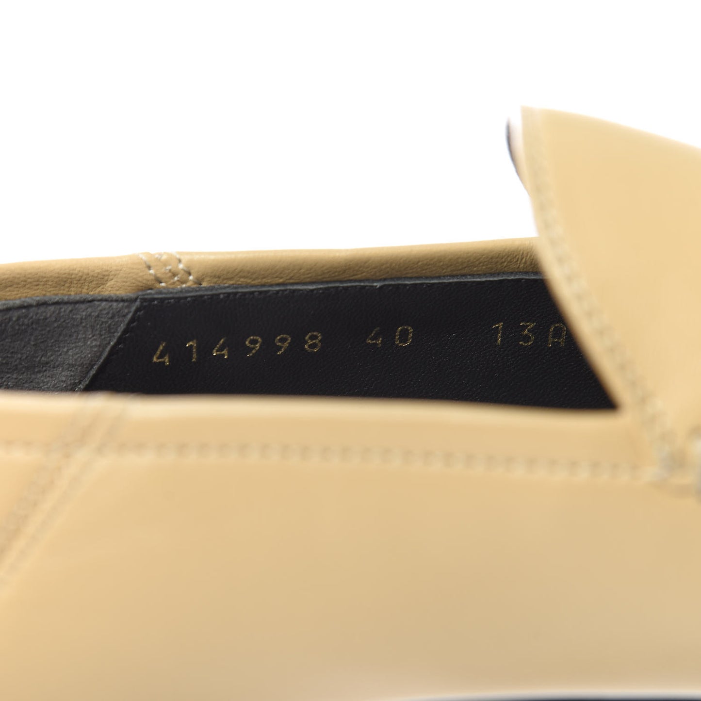 Lambskin Womens Brixton Horsebit Loafers 40 Wheat